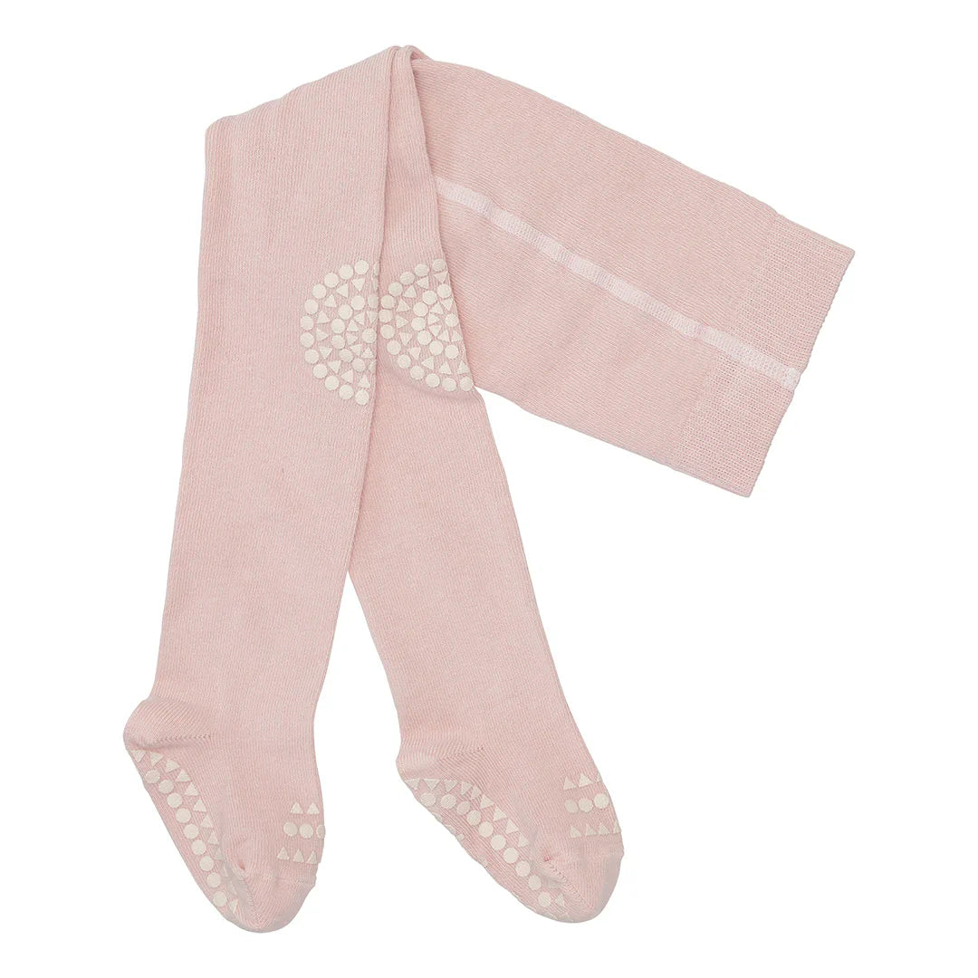 Skriðsokkabuxur úr lífrænni bómull soft pink - Ethic