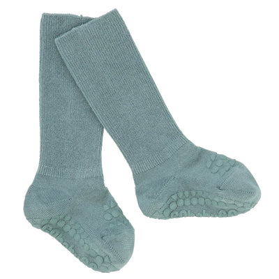 Bambus sokkar með stoppi dusty blue