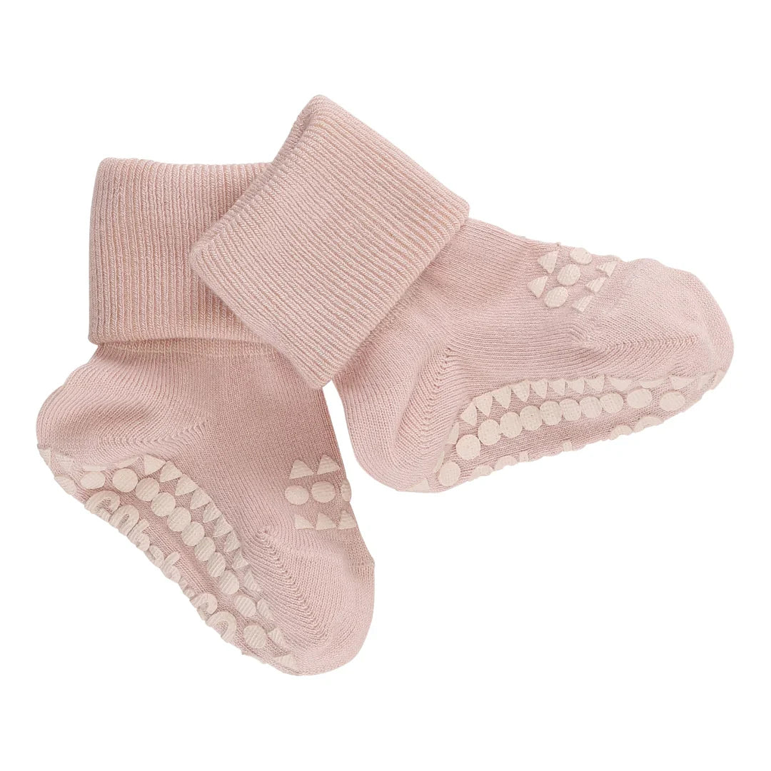 Bambus sokkar með stoppi soft pink - Ethic