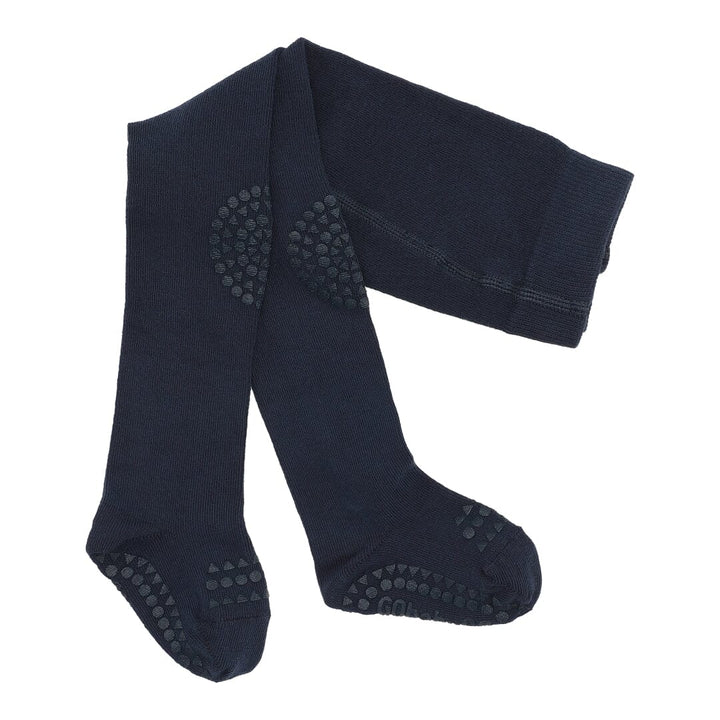 Skriðsokkabuxur úr lífrænni bómull navy blue - Ethic