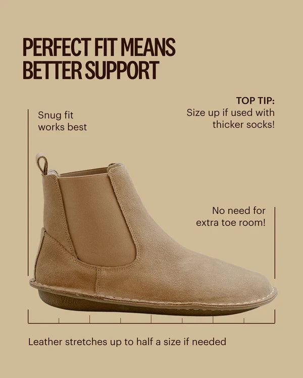 HELSINKI BIO SUEDE DESERT SAND - Ethic