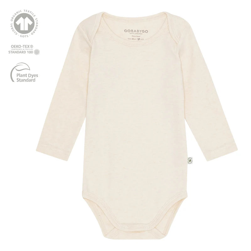Hazel síðerma samfella lífræn bómull - Vanilla