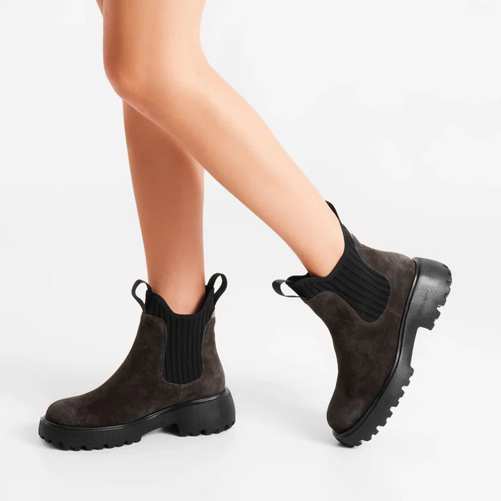 ISABELLA WARME SUEDE CHOCOLATE ÖKKLASKÓR