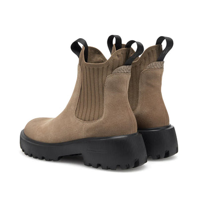 ISABELLA SUEDE BROWN SUGAR ÖKKLASKÓR