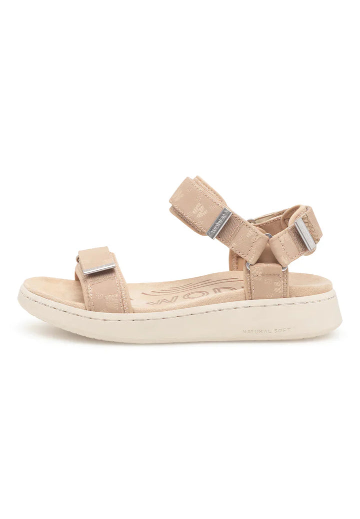 LINE WOVEN SANDALAR COFFEE CREAM - Ethic