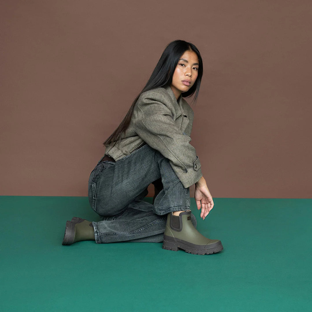 LIV WATERPROOF STÍGVÉL DARK OLIVE - Ethic