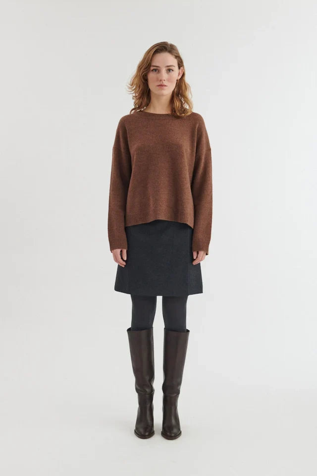 LIZ O-NECK PEYSA FONDUE FUDGE