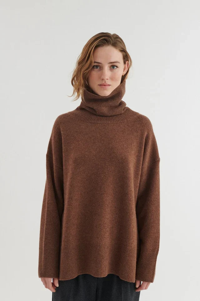 LIZ T-NECK PEYSA FONDUE FUDGE