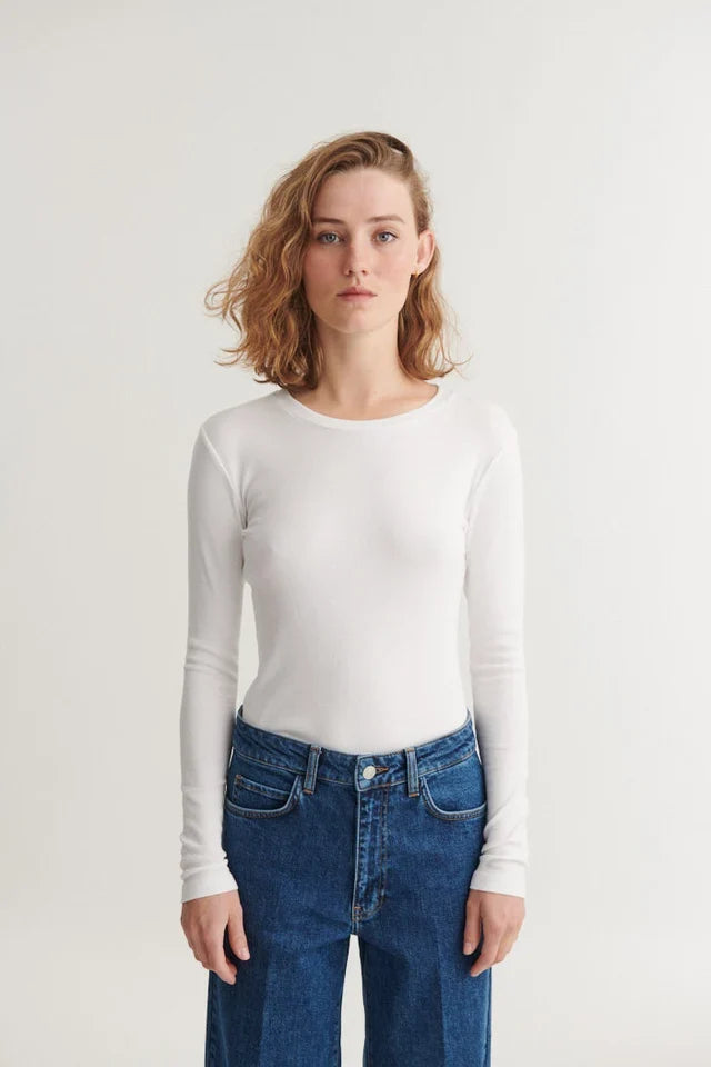 LUDMILLA BOLUR ÚR LÍFRÆNNI BÓMULL LIGHT BRIGHT WHITE - Ethic