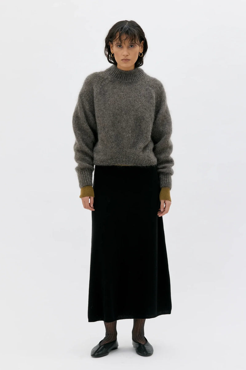 FAYE CHUNKY MOHAIR SILK PEYSA MOLESKIN