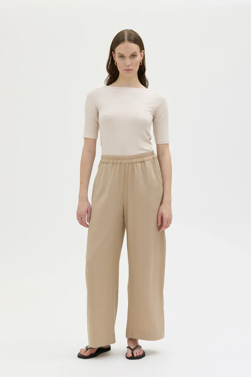 THEA WIDE TENCEL BUXUR SAND - Ethic
