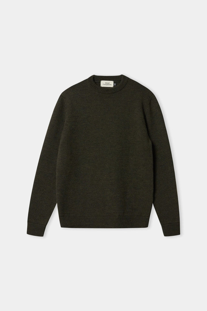 MORTEN PEYSA PURE MERINO - MEL OLIVE