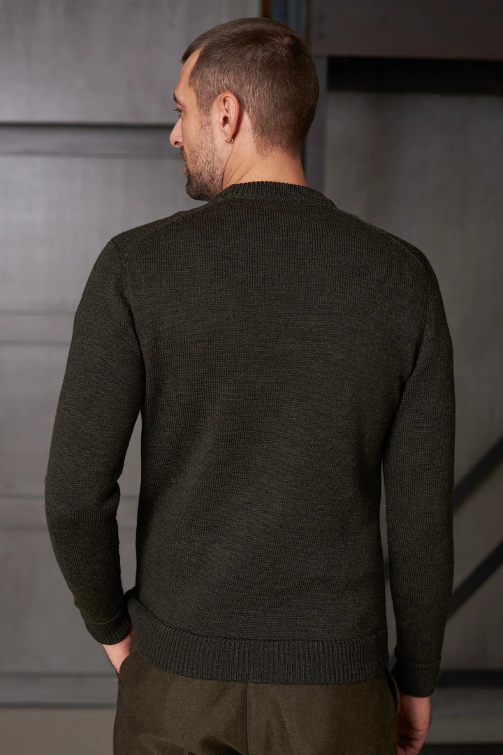MORTEN PEYSA PURE MERINO - MEL OLIVE