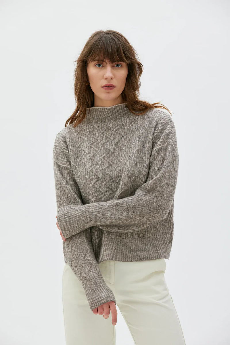 ZOYA BICOLOUR LAMBSWOOL PEYSA TAUPE BICOLOUR