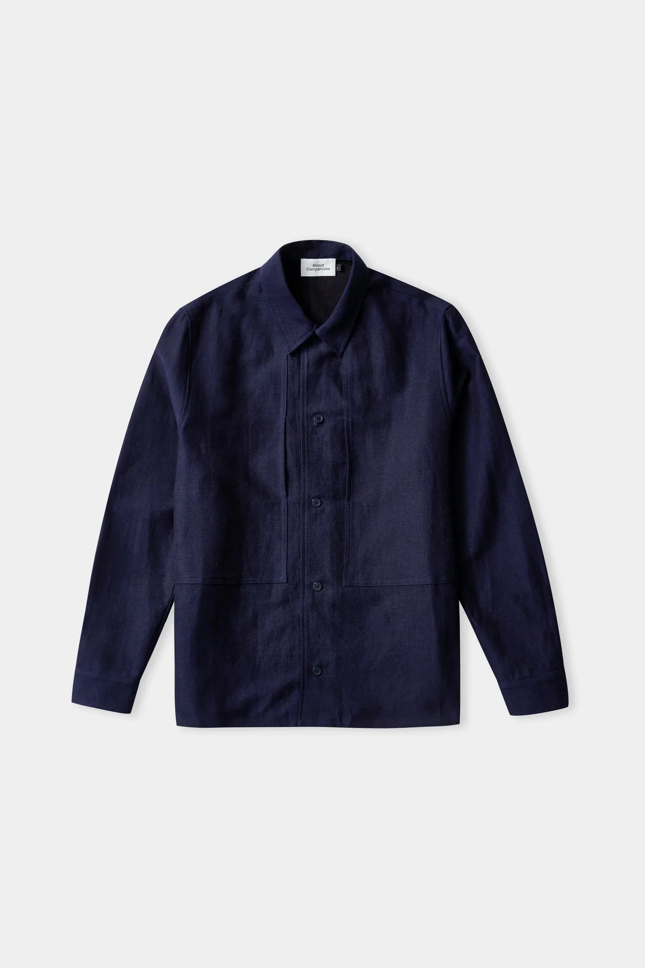 OWE JAKKASKYRTA ÚR WINTER LINEN - NAVY - Ethic