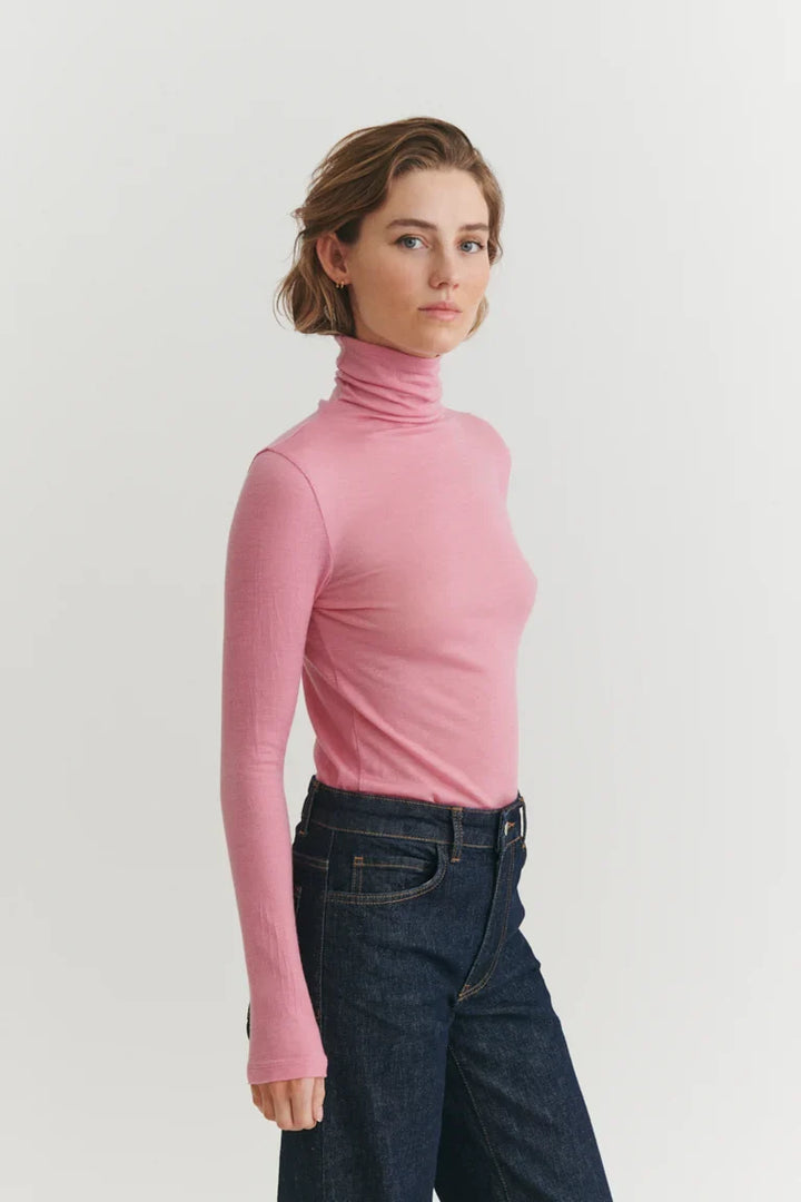 RINJA RÚLLUKRAGABOLUR ULLARBLANDA CASHMERE ROSE - Ethic