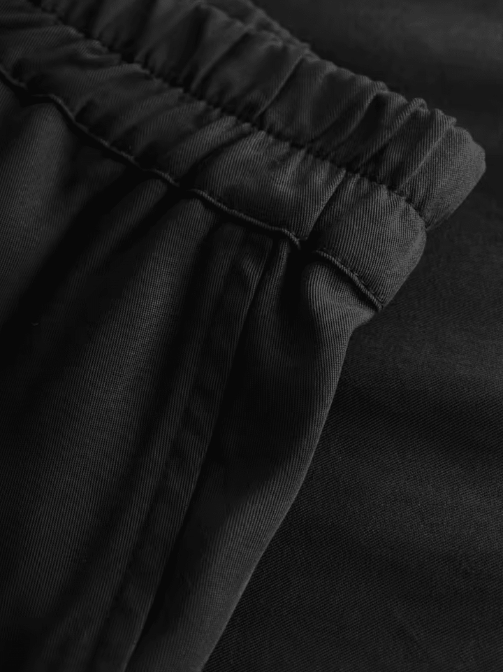 THEA FLOWY TENCEL BUXUR SVARTAR - Ethic