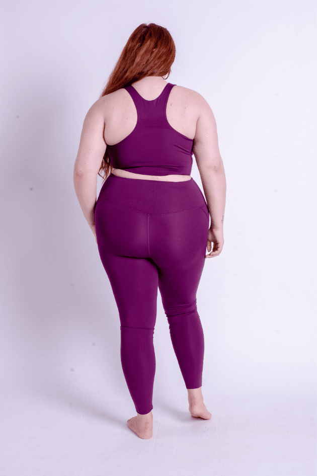 Plum Compressive Háar Leggings - Ethic