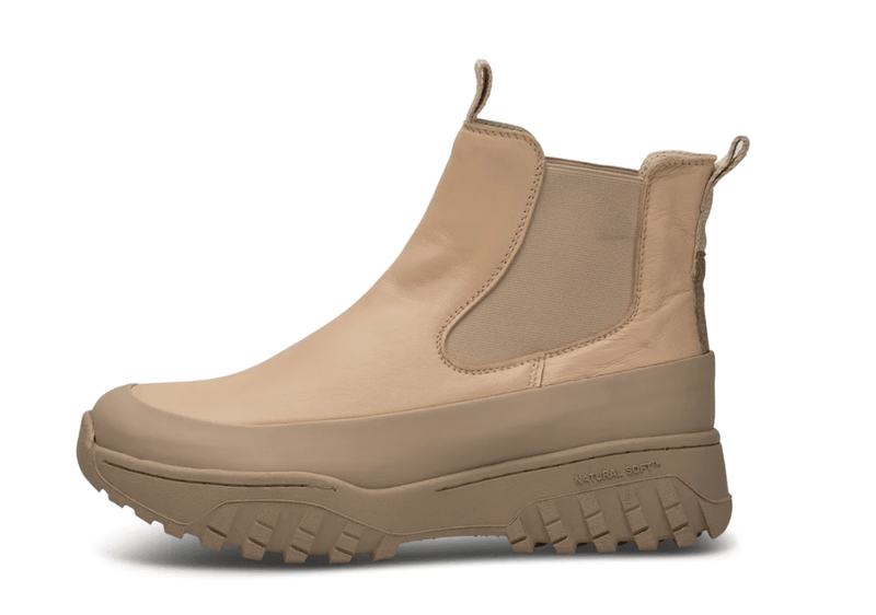 LE CHELSEA LEÐUR BOOTS COFFE CREAM