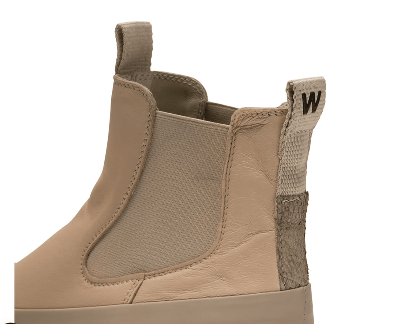 LE CHELSEA LEÐUR BOOTS COFFE CREAM