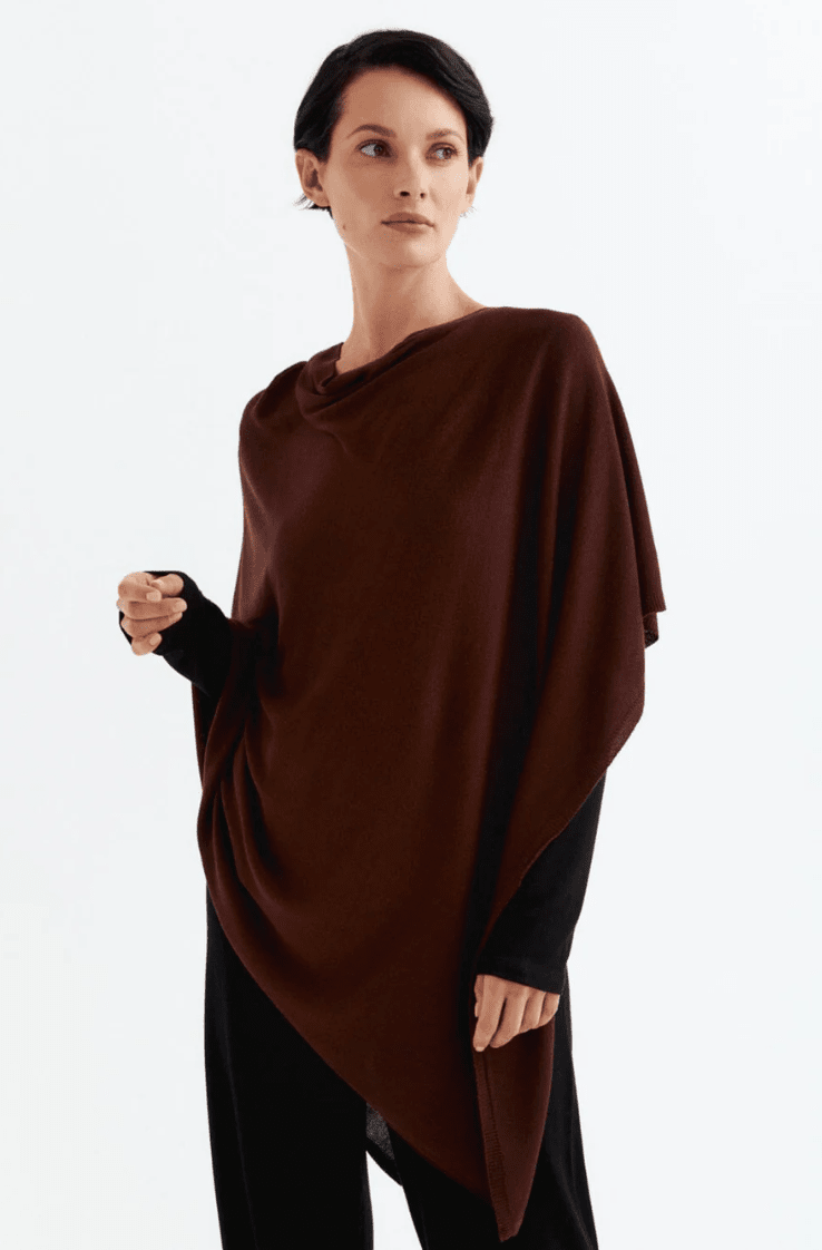 PETRINA PONCHO MOCCA