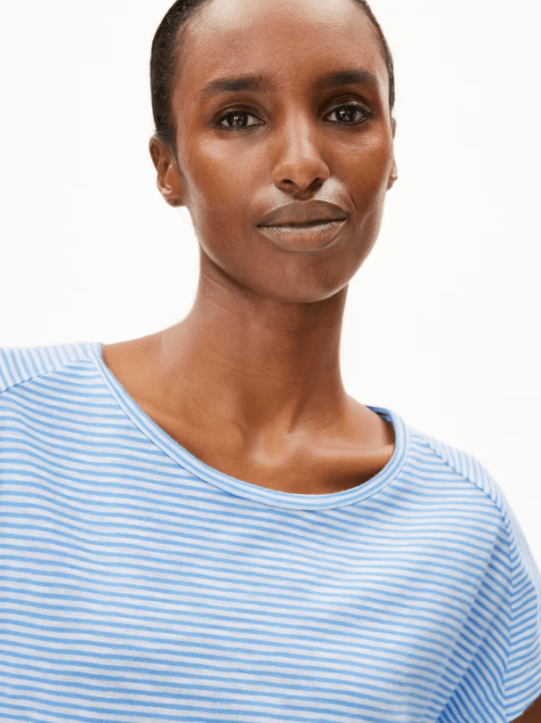 ONELIAA LOVELY STRIPES BOLUR SILKY BLUE