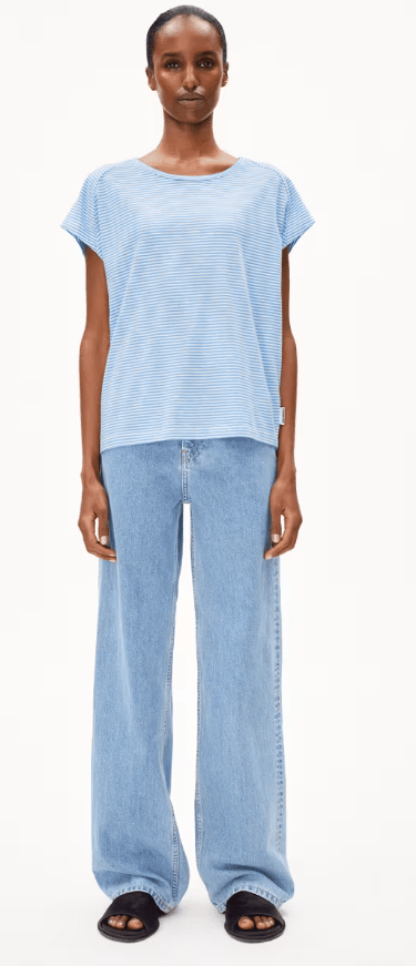 ONELIAA LOVELY STRIPES BOLUR SILKY BLUE