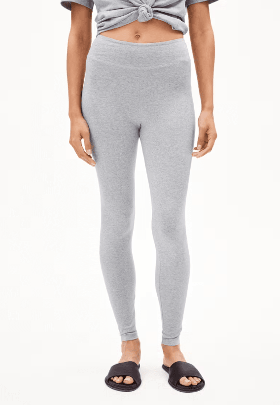 FARIBAA LEGGINGS LÍFRÆN BÓMULL Silver melange - Ethic