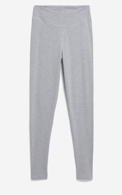 FARIBAA LEGGINGS LÍFRÆN BÓMULL Silver melange - Ethic