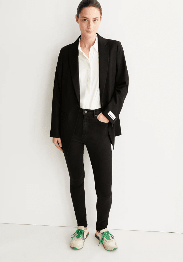INGAA SKINNY GALLABUXUR RINSE BLACK - Ethic