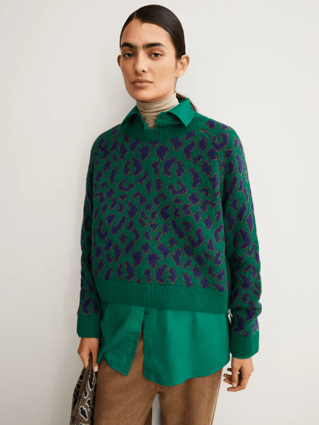 DILIRIAA REGLANA PEYSA LEOPAA EMERALD GREEN