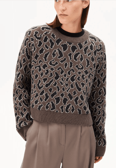 DILIRIAA REGLANA PEYSA LEOPAA WALNUT CREAM