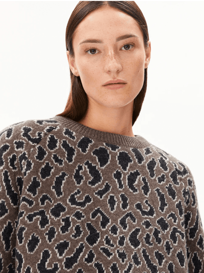 DILIRIAA REGLANA PEYSA LEOPAA WALNUT CREAM