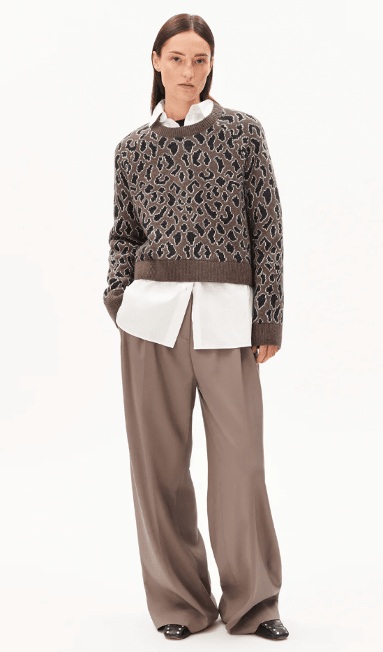 DILIRIAA REGLANA PEYSA LEOPAA WALNUT CREAM