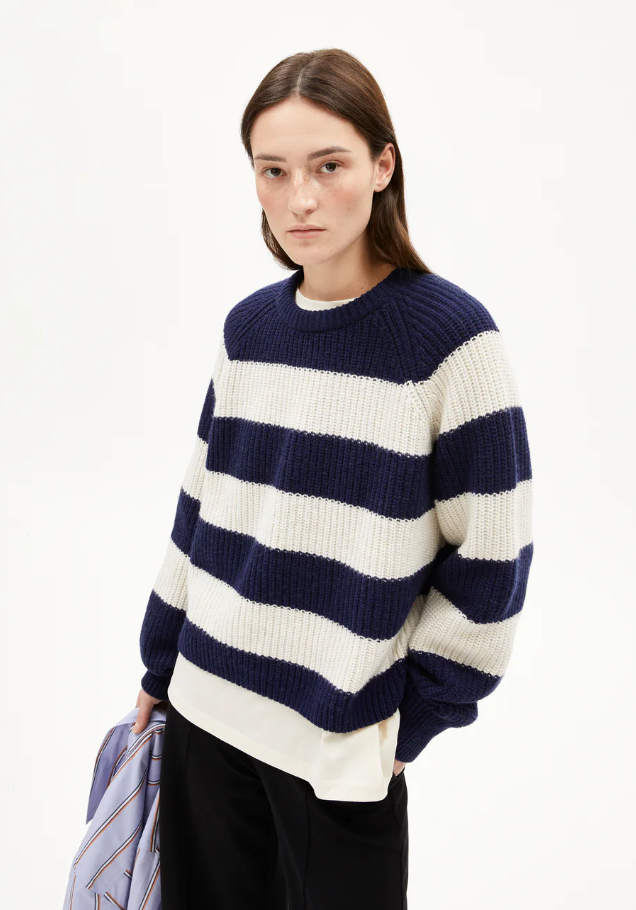KAAGI STRIPES PEYSA TINTED NAVY