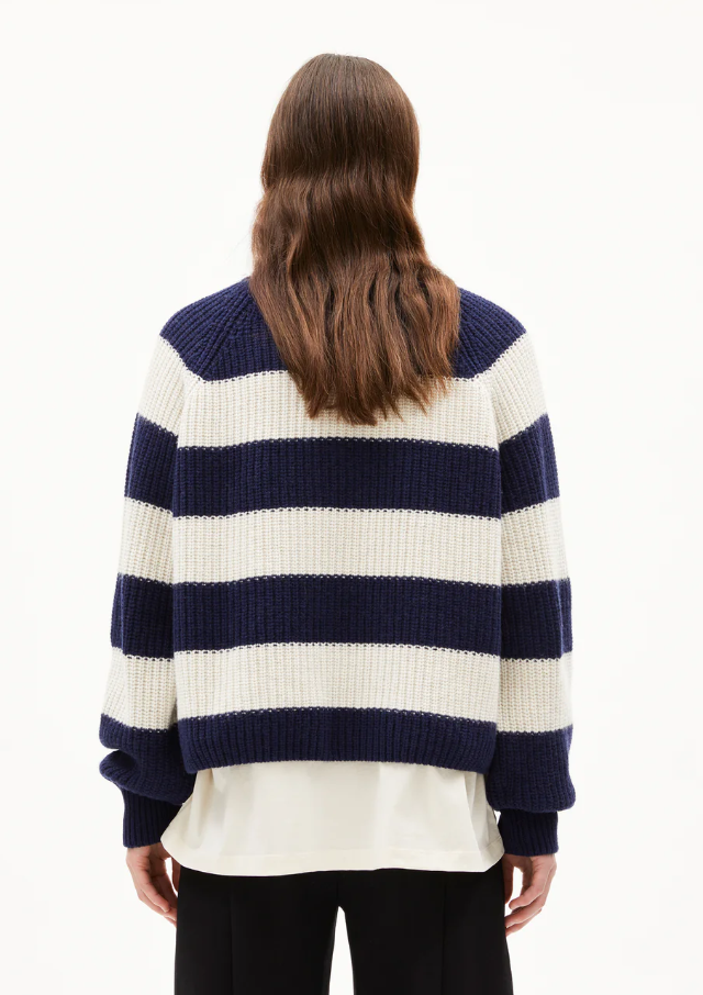 KAAGI STRIPES PEYSA TINTED NAVY
