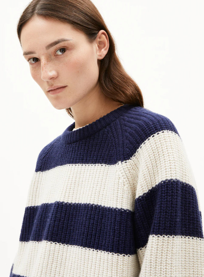 KAAGI STRIPES PEYSA TINTED NAVY