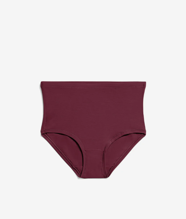 BIRTAA HIGE RISE NÆRBUXUR CRANBERRY JUICE ÚR TENCEL/MODAL