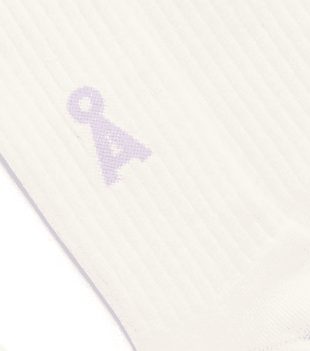 SAAMUS BOLD SOKKAR OATMILK LAVENDER LIGHT LÍFRÆN BÓMULL