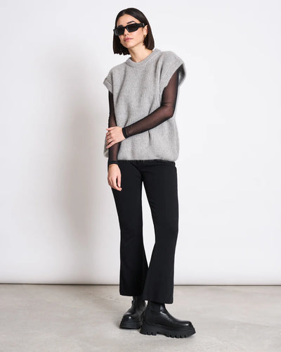 DORA MESH LONGSLEEVE BOLUR SVARTUR
