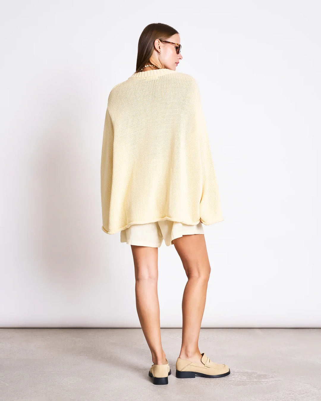 SONA HEAVY KNIT PEYSA LÍFRÆN BÓMULL BUTTERMILK - Ethic