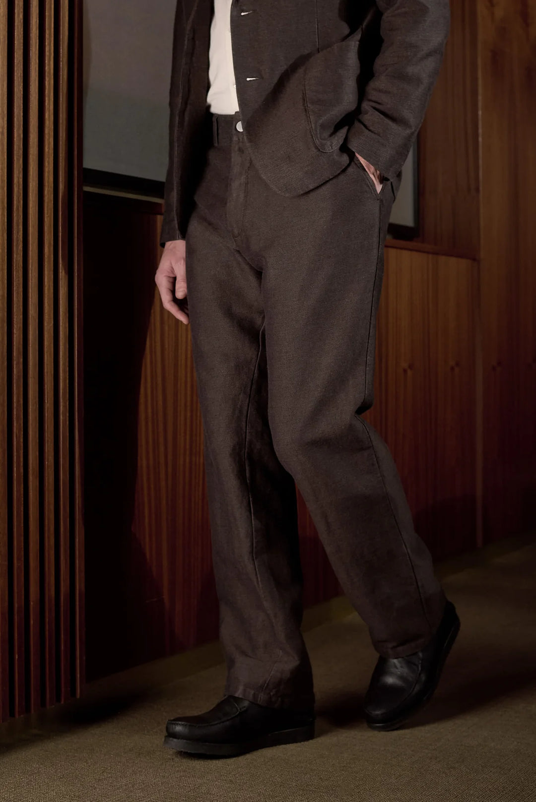 WABAN WINTER LINEN BUXUR COFFEE - Ethic