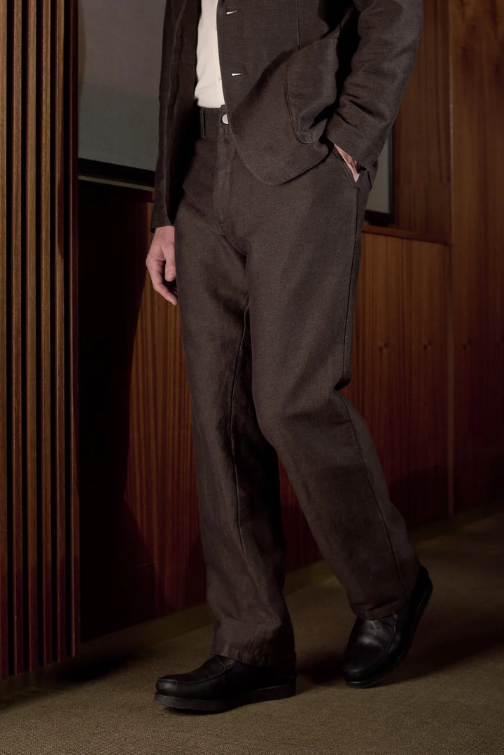 WABAN WINTER LINEN BUXUR COFFEE - Ethic