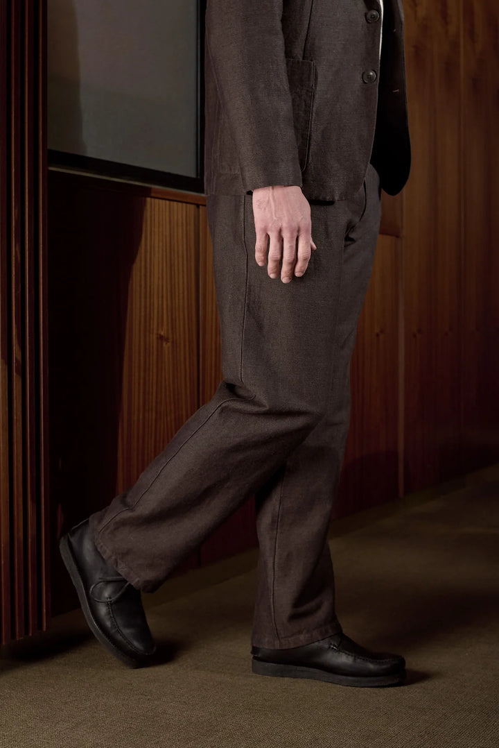 WABAN WINTER LINEN BUXUR COFFEE - Ethic