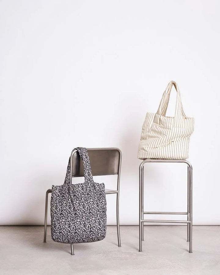 SMOL SHOPPER TASKA POPLIN LÍFRÆN BÓMULL LEO PRINT - Ethic