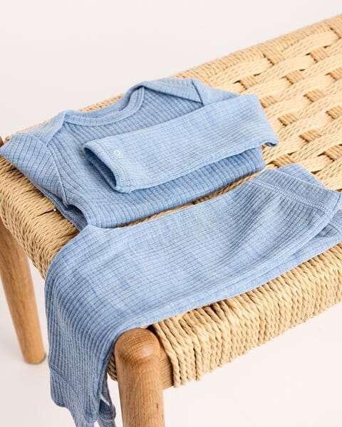 ULLAR LEGGINGS LIGHT BLUE MELANGE